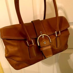 Coach Soho Hampton Satchel in Cognac